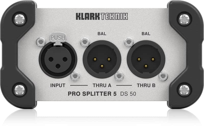 Klark Teknik DS 50 Pro Splitter 5 Passive 1-In/5-Out Signal Splitter with Extended Dynamic Range image 1