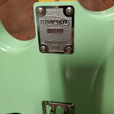 KnE Guitars Kramer Baretta Tribute Body & Neck - EVH Frankenstein pickup! 2011 Surf Green image 9