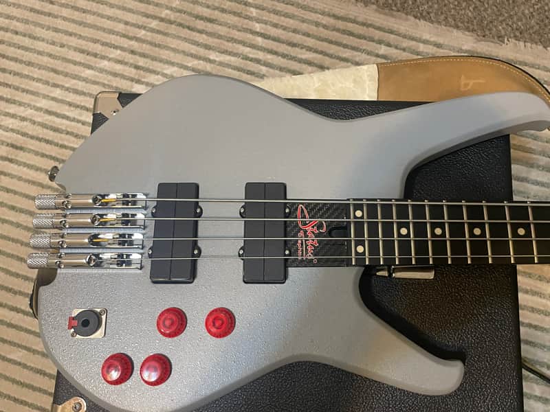 STATUS GRAPHITE S2 - Medium Scale 32” with “bend well” (like the Mark King bass) - Rhino Bass - Bi-Max pickups image 1