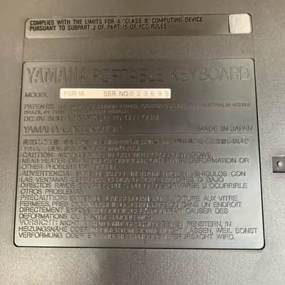 Yamaha PSR-16 Black image 16