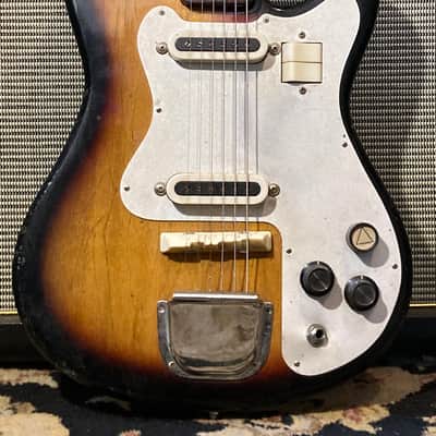 Guyatone LG-55W MIJ Vintage Dual Pickup Electric Guitar 1960s - Sunburst image 1