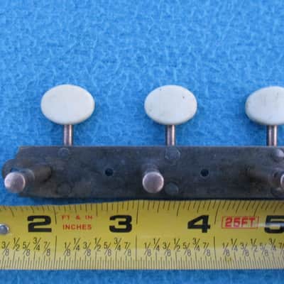 Vintage 1959 Kay Catalina K6868 TUNERS TUNING PEGS-BRASS Posts Pegs-3x3 Kay STYLE LEADER image 21