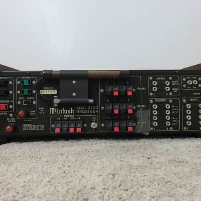 Vintage 1970s McIntosh Mac 4100 AM-FM Stereo Receiver 75-100W Wood Panel image 11