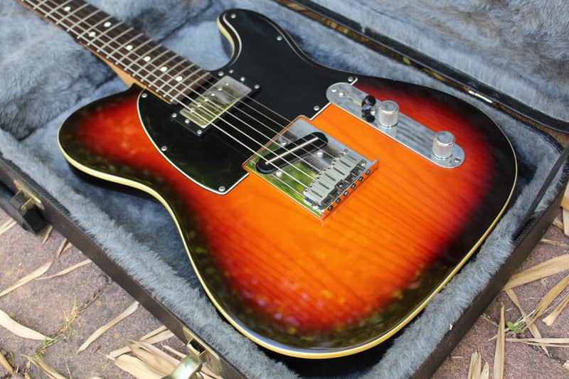 1997 Fender Telecaster Plus V2 USA Deluxe American Tri-Burst w/ Lollar Imperial Pickups & Original Lace Sensor Pickups/Electronics plus TKL Hardshell Case image 1
