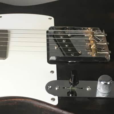 LEFTY! Musikraft Custom Relic Aged Satin Lacquer Tele Guitar Made in USA Classic Toneriders 7.4 Lb HSC image 11
