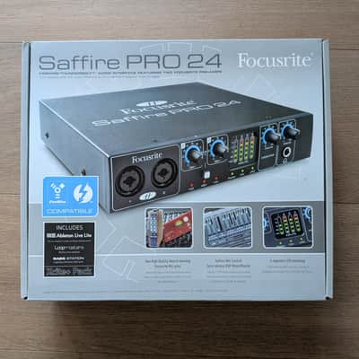 Focusrite Saffire Pro 24 Firewire/Thunderbolt Audio Interface 2000s - Black image 4