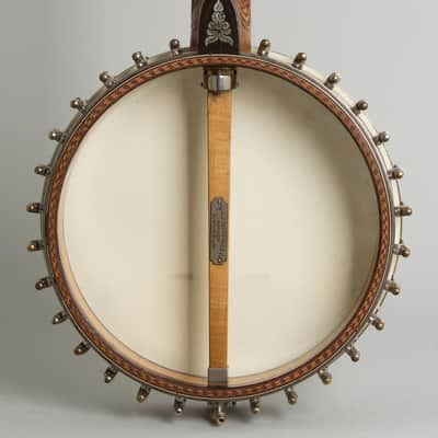 Fairbanks  Whyte Laydie # 7 5 String Banjo (1906), ser. #23847, period black hard shell case. image 4