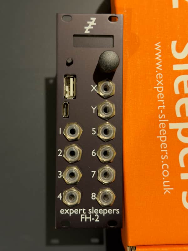 Expert Sleepers FH-2 Factotum MIDI / CV Converter Eurorack Synth Module 2018 - Present - Black image 1