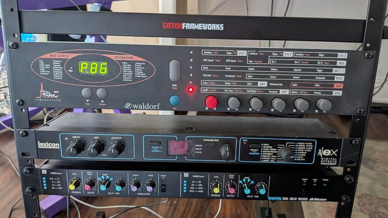 Waldorf Pulse+ Rackmount Synthesizer MIDI Made in Germany 1997 Pulse Plus image 1