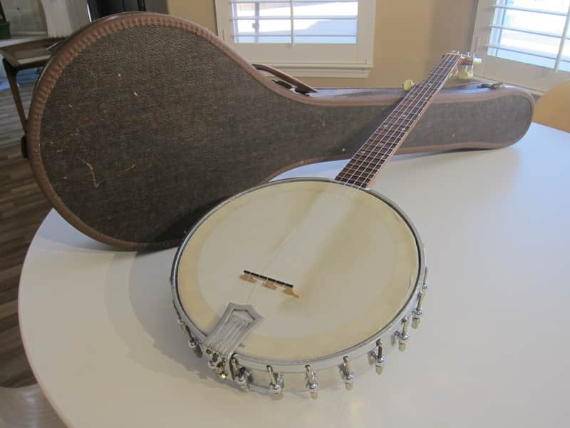 Gariepy 5 String Banjo Beautiful Original Condition Circa-1960s-Natural with Metal Pot image 1