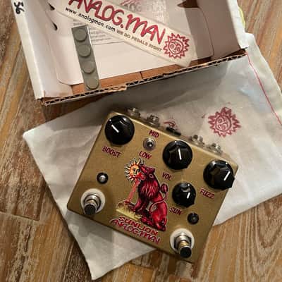 Analogman Sun Lion Fuzz Booster Pedal | Reverb
