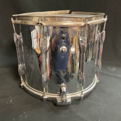 Vintage Premier 14” Marching Snare drum Serial 2987 - Silver image 3