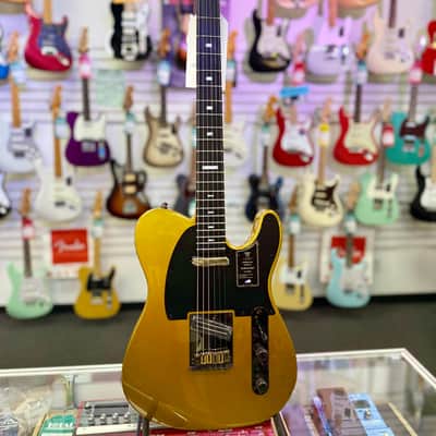 Fender 75th Anniversary American Ultra II Telecaster, Ebony Fingerboard, Liquid Gold image 1