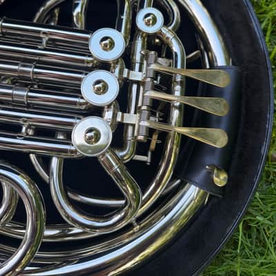 C.G. Conn 8D CONNstellation Professional Model Double French Horn with Fixed Bell 2010s - Nickel-Silver image 2