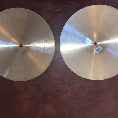 Sabian Paragon Neil Peart Cymbal Set (14"(Hi-Hats),22",16",10") & Road Runner Wheeled Case image 1