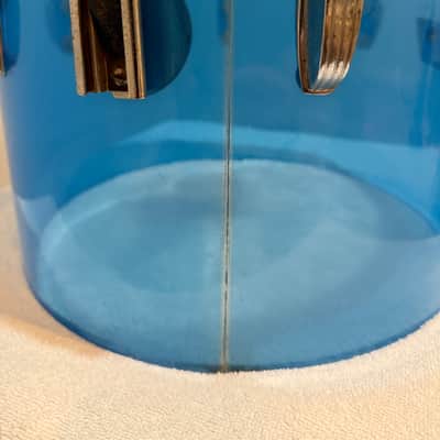 1970s Ludwig 9x13" Blue Vistalite Concert Tom 1970s Ludwig 8x12" Blue Vistalite Concert Tom image 9
