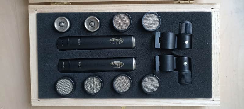 Oktava Oktava MK-012 MSP6 matched Stereo Pair cardioid, omnidirectional and hypercardioid capsules (black) 2023 - Black image 1