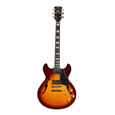 Yamaha SA2200 Semi-Hollow Violin Sunburst image 2