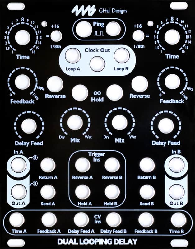 4MS BLACK FACEPLATES-DLD : BRAND NEW :  [DETROIT MODULAR] image 1