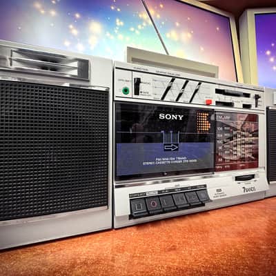 SONY CFS-9000 Rare Vintage Cassette Deck Boombox Mega Bass High