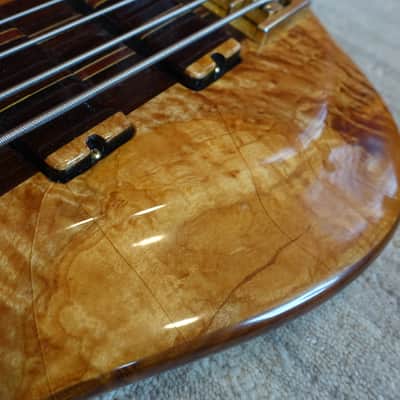 Vadim Custom Deluxe 5 String mid - 90s - Flame Maple image 8