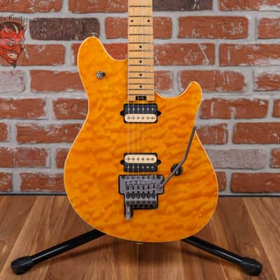 Peavey EVH Wolfgang Special Quilted Maple Top Amber 1999 w/OHSC image 1