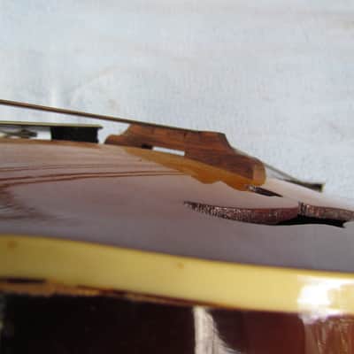 Harmony H425 Batwing Mandolin W/Original Chipboard Case 1972? Vintage Harmony H 425 Mandolin Made In The USA image 10