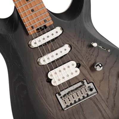 Cort X700 Triality Open Pore Black Burst w/Gigbag image 4