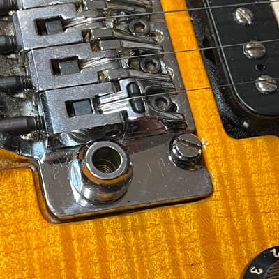 2000 Peavey EVH Wolfgang Floyd Rose flame maple Amber image 5