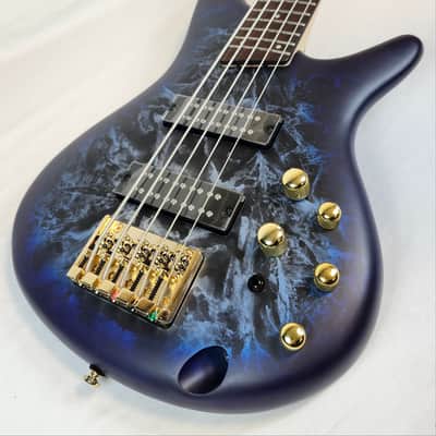 Ibanez SR305EDX SR Standard 5-String Bass, Gold Hardware, Cosmic Blue Frozen Matte 2026 image 5