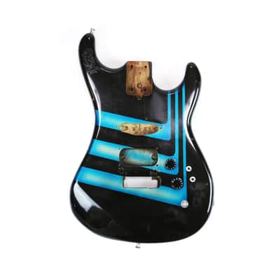 1982 Kramer Pacer Series Special Bent Pipes Graphic Vintage Original Electric Guitar Body Extra Parts image 9