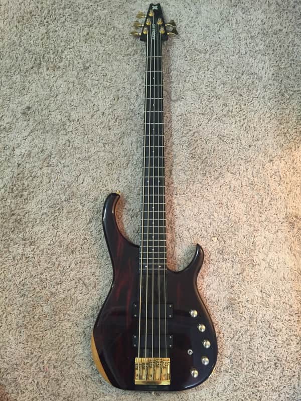 Modulus Quantum 5 TBX w/ Cocobolo top, Neck-through image 1