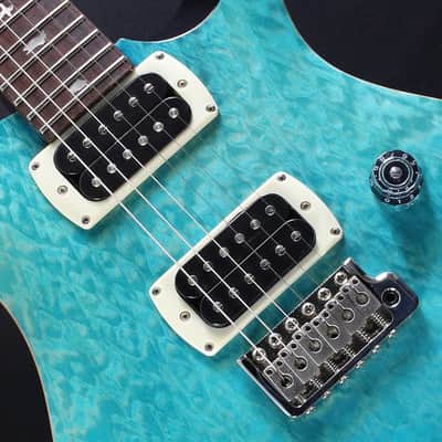 P.R.S. USED SE Custom 24 Quilt (Sapphire) #CTI H053713 image 4