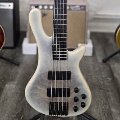 AIO S8-5 5-String Bass Guitar - White Burst GS-055 image 1