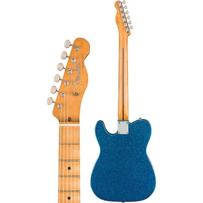 Fender J Mascis Telecaster Maple Fingerboard Electric Guitar Regular Sparkle Blue image 4
