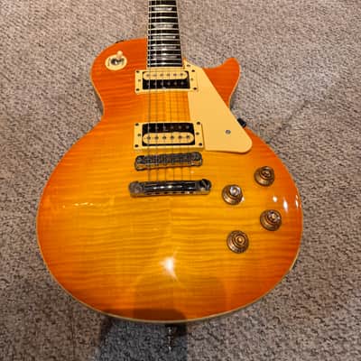 Epiphone Les Paul Standard Plus Top 2003 Trans Amber image 2