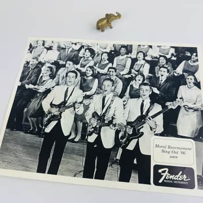 Fender “Moral Rearmament Sing Out ’66” Promotional Photo 1966 image 1