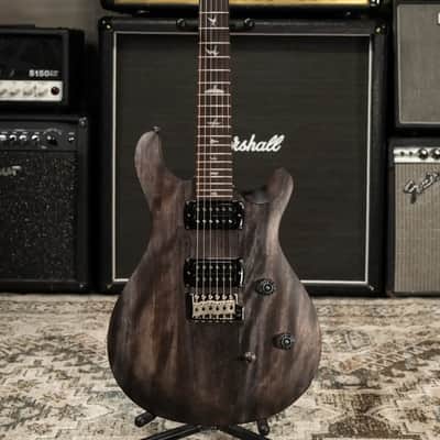 PRS SE 24 Satin Electric Guitar - Charcoal with Gig Bag image 3