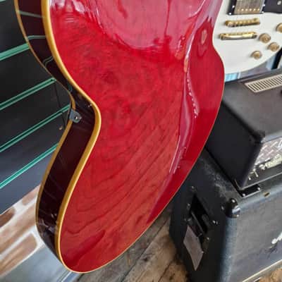 Navigator By ESP SA-120 Cherry circa.1980’s Semi-Hollow Electric Guitar image 11