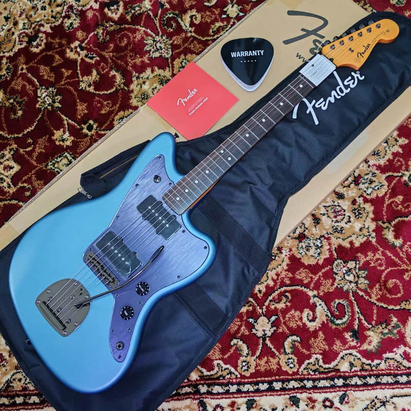 *NEW IN BOX* 2026 Fender Japan Hybrid II Jazzmaster Satin Metallic, Matte Aero Blue - MIJ JD26 image 1