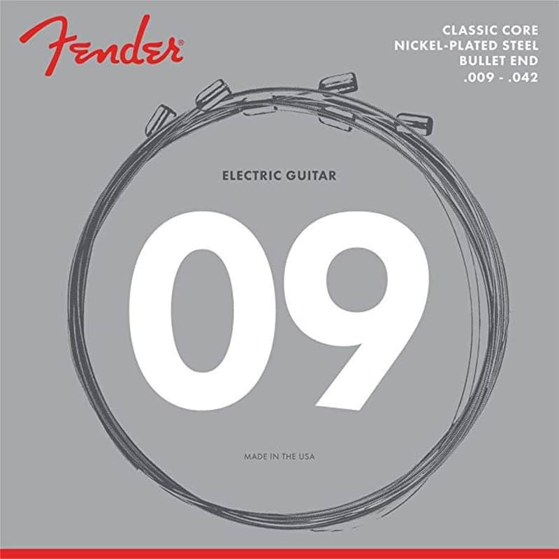 Fender Classic Core Electric Guitar Strings, 3255L, Nickel Plated Steel 009-042 image 1