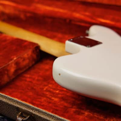 1963 Fender Jaguar Olympic White with Matching Headstock image 20
