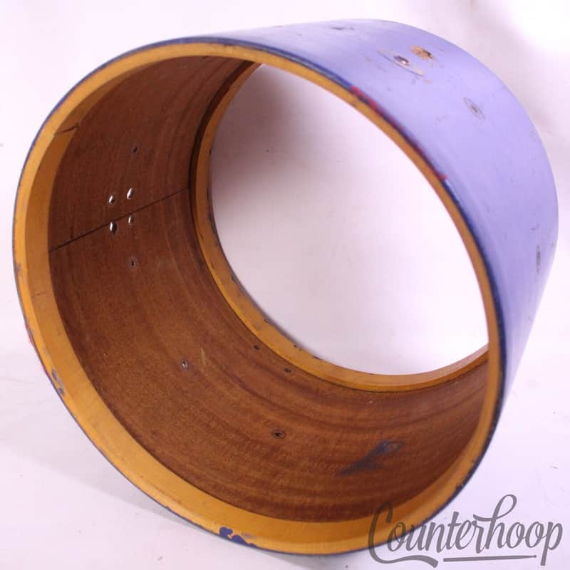 Ludwig&Ludwig 16x12"Floor Tom Drum Shell Vintage 30s 3Ply African Mahogany Tenor image 1