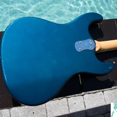 Mosrite of California 1965- '66 Reissue - "The Ventures" Model - Ink Blue - Moseley Vibramute - image 10