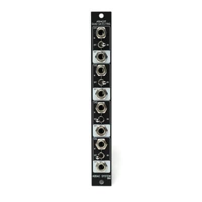 ADDAC System ADDAC217 Quad Gate to Trigger 2019 - Black image 1