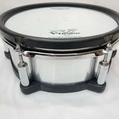Roland PD-105X V Drum 10" Mesh Head PD105X Silver Chrome image 4