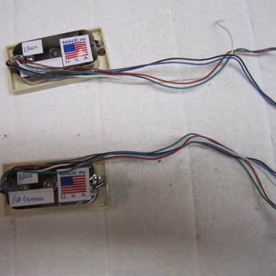 Bill Lawrence 'Wilde" Humbucking Pickups L500R L500L 2015 Cream/Chrome image 6