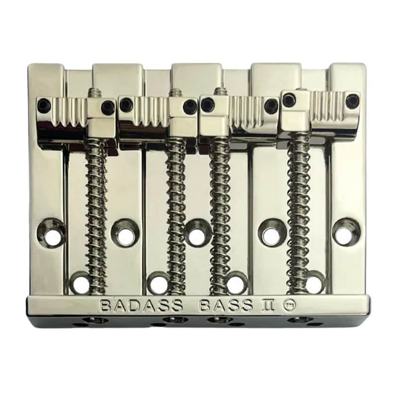 Leo Quan Badass Bass II Bridge - Nickel image 1