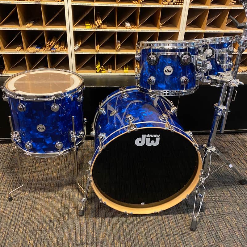 DW Collectors Series 4 Piece Shell Pack - Blue Moonstone image 1