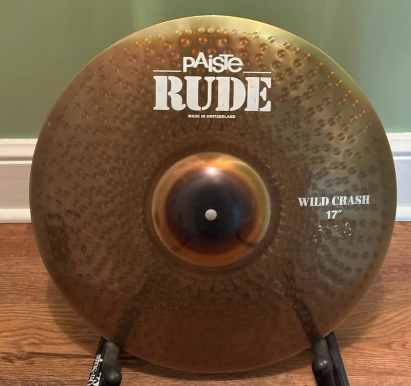 Immagine Paiste Rude 17" Wild Crash Cymbal 1350 Grams - 1